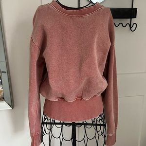 Zara crew neck sweatshirt